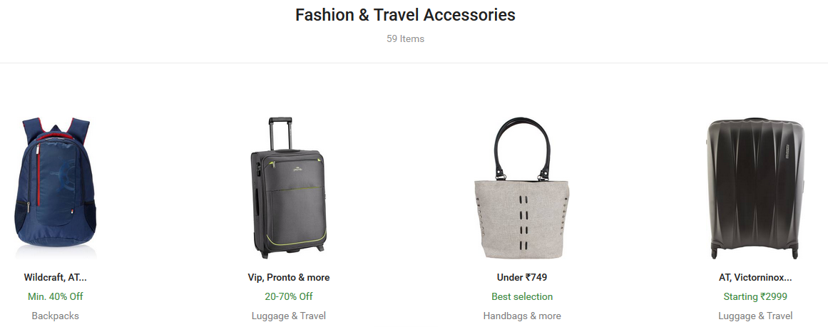 Flipkart fashion accessories deals online