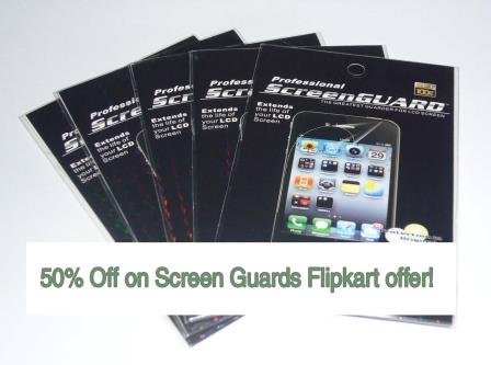 Mobile Phone Screen Protectors Flipkart 50% Off Discount