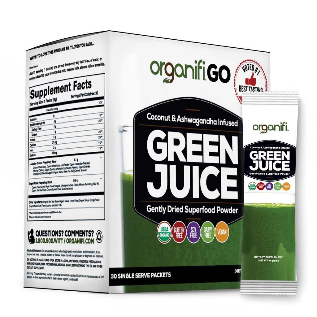 Organifi green juices and super foods 50% off