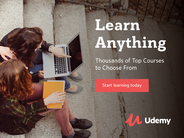 Exceptional instructors and courses sale udemy