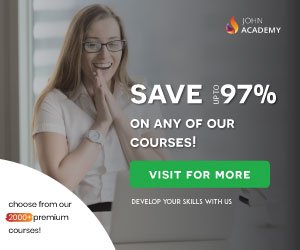 Any Course Save Up to 97% Now at John Academy Online Courses