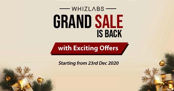 Whizlabs Christmas Sale – Flat 50% Sitewide OFF