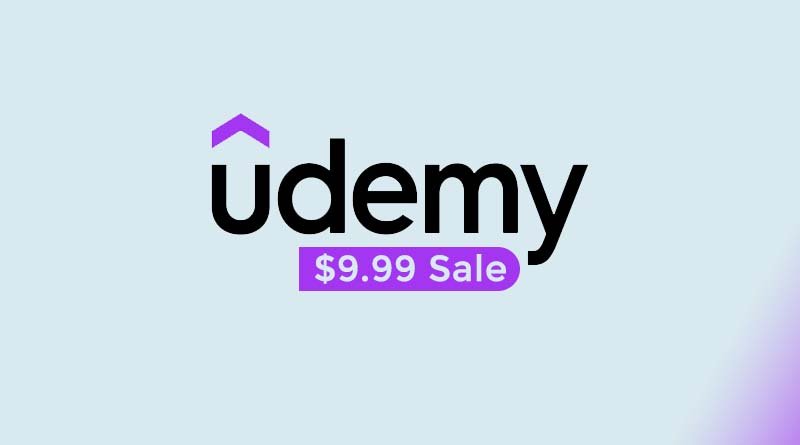 udemy $9.99 sale