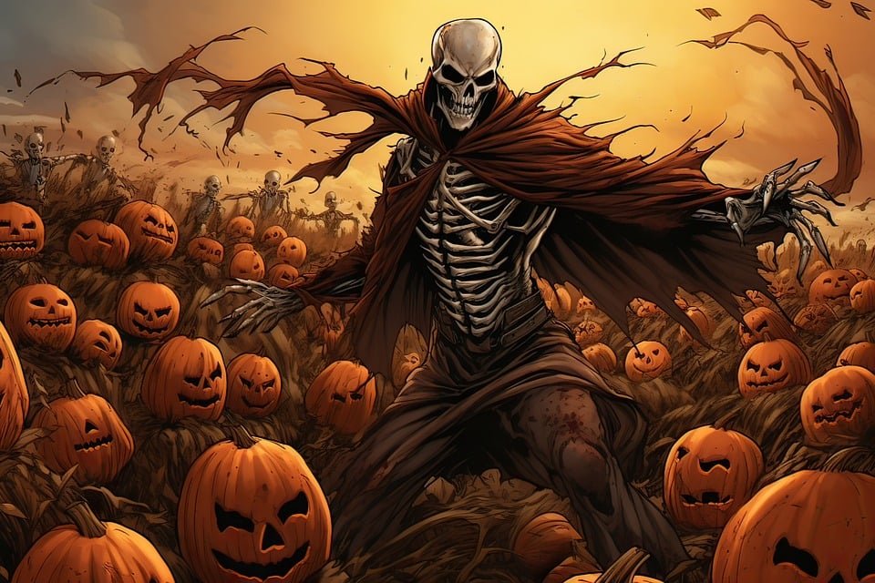 halloween skeleton