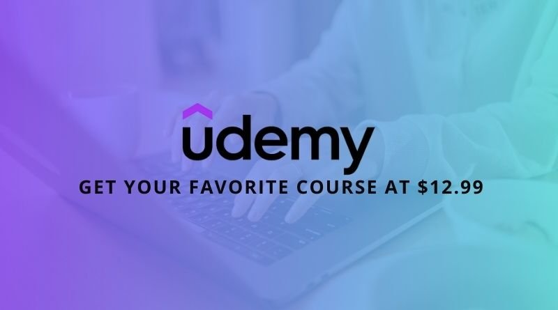 Get a Udemy course at $12.99