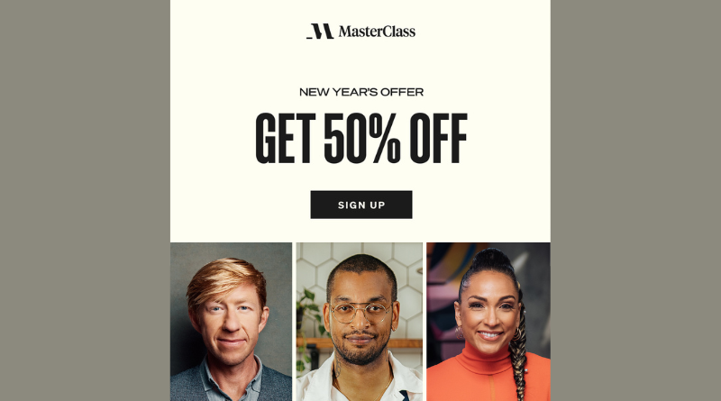 Masterclass New Year Sale 2025 – 50% OFF Annual Subscription
