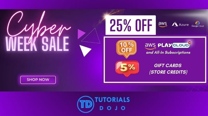 tutorials dojo black friday sale