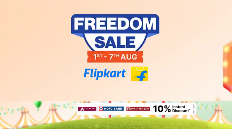 Freedom Sale Flipkart 2025
