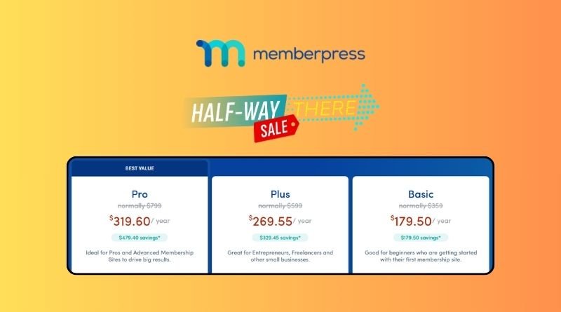 membpress sale 60 percent off