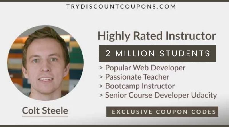 Colt Steele Udemy Coupon
