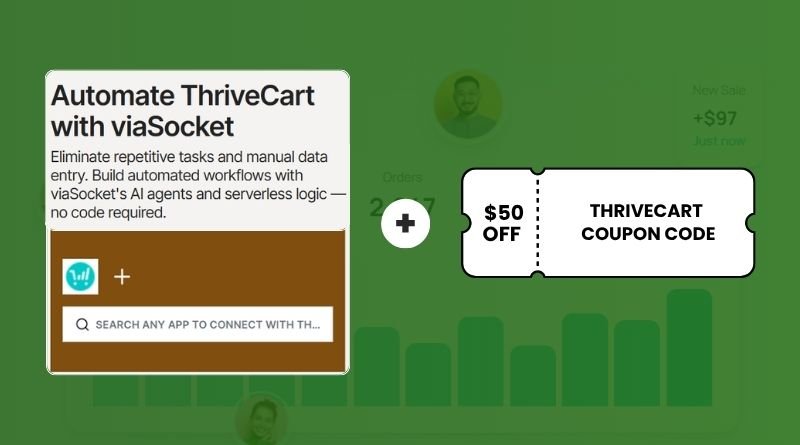 Exclusive $50 Off ThriveCart with New ViaSocket Integration