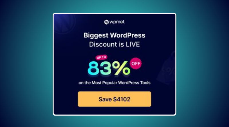 Wpmet Flash Sale 2026: Get Up to 83% OFF the Best WordPress Plugin Bundle