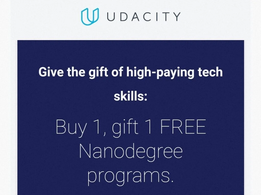 Udacity black Friday Sale 2021