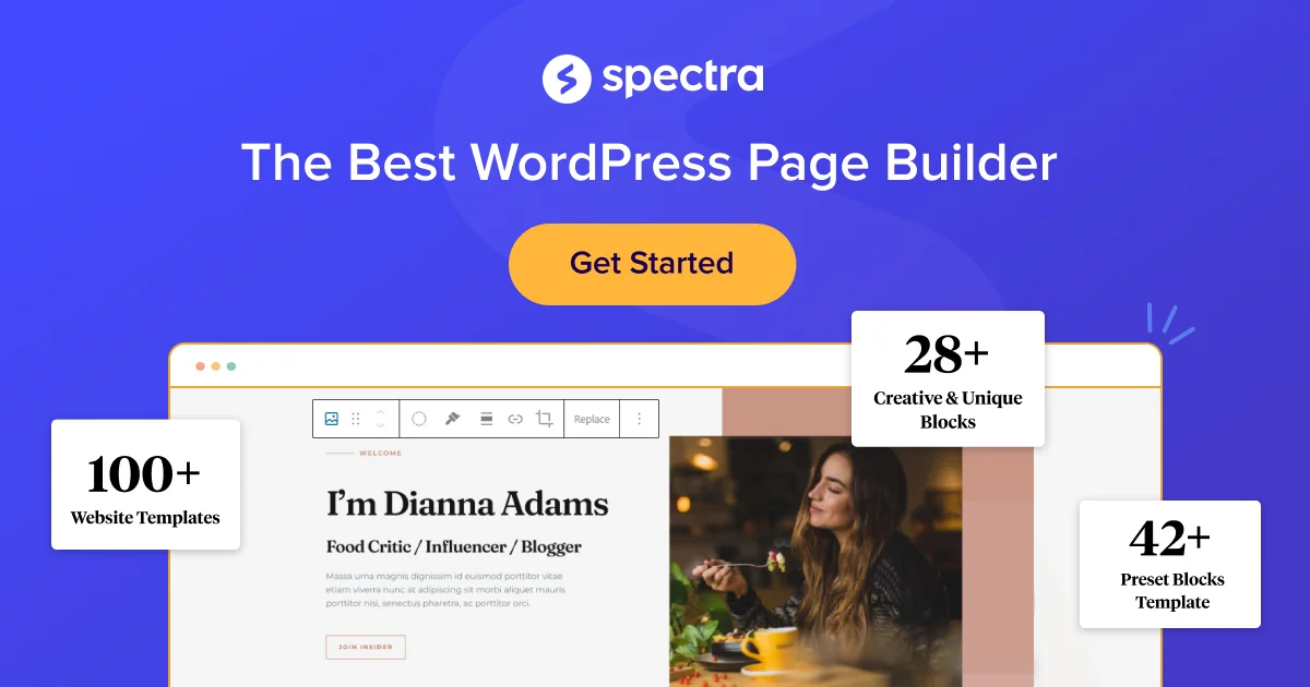 Spectra is the best website builder